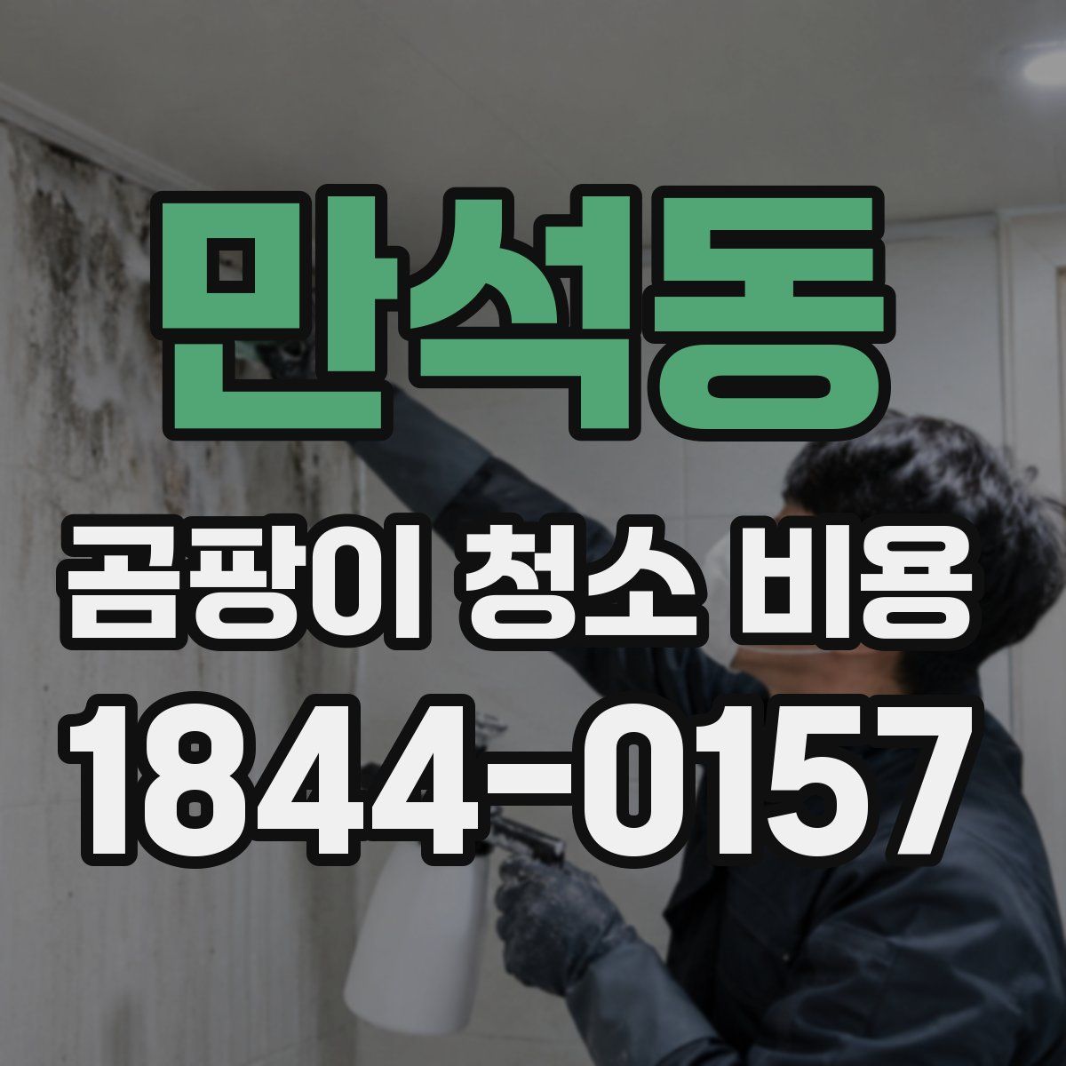 만석동 곰팡이 청소 비용