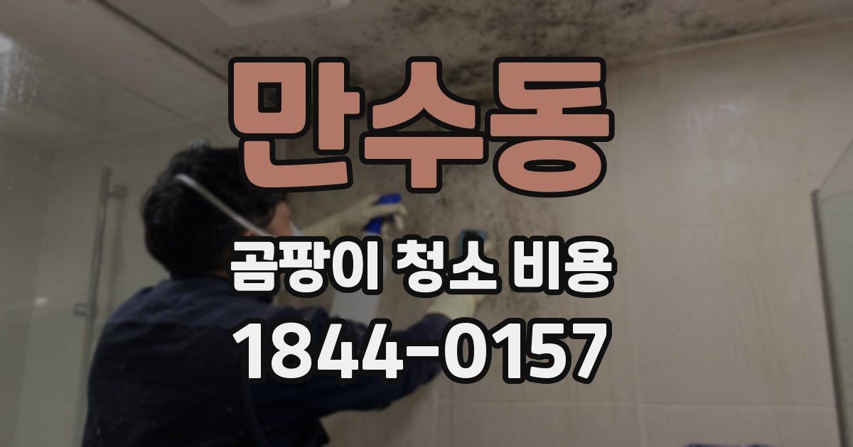 만수동 곰팡이 청소 비용