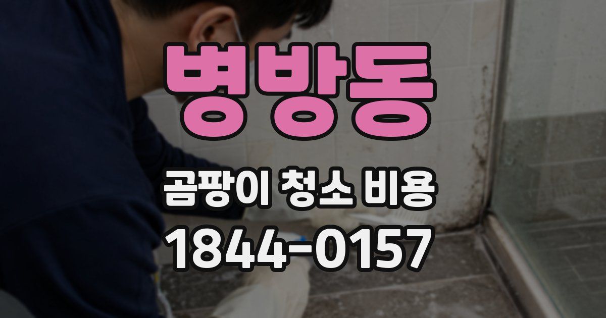 병방동 곰팡이 청소 비용