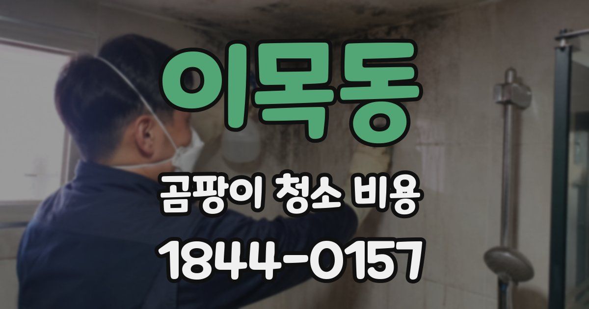 이목동 곰팡이 청소 비용