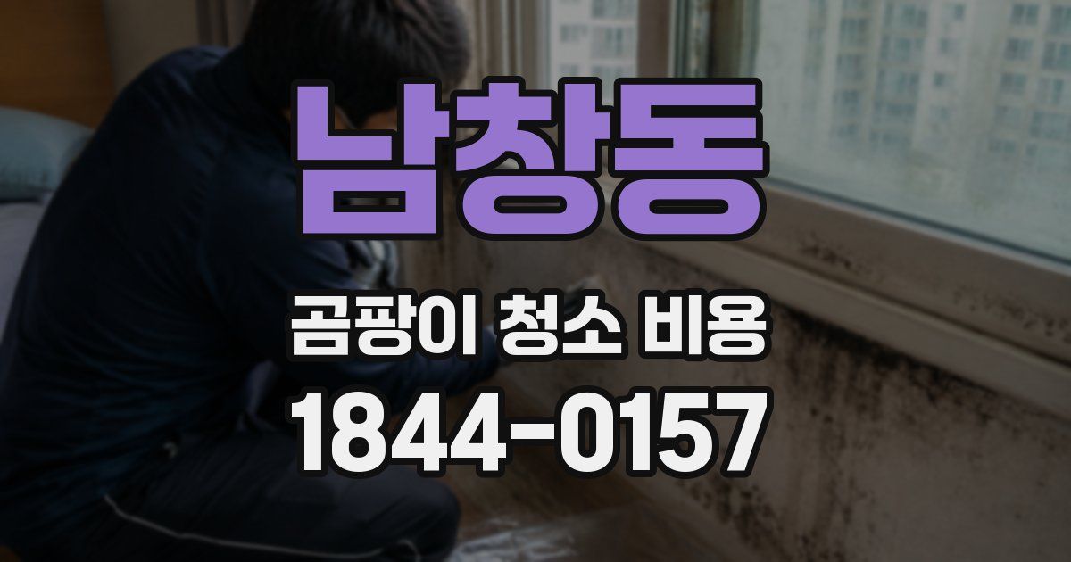 남창동 곰팡이 청소 비용