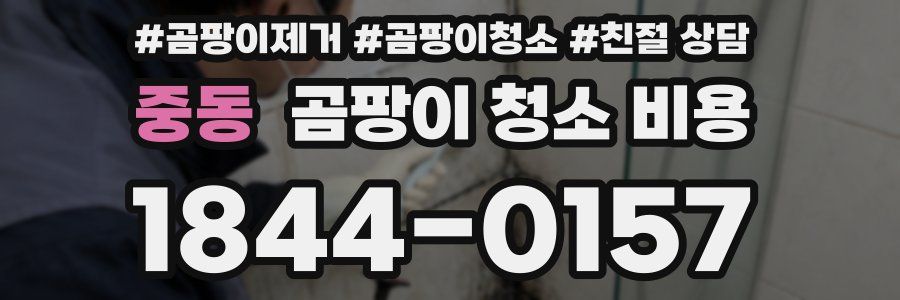 중동 곰팡이 청소 비용