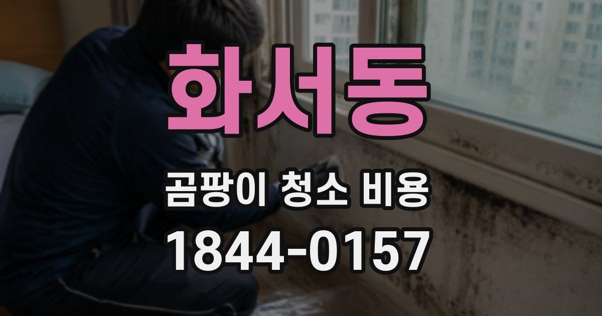화서동 곰팡이 청소 비용