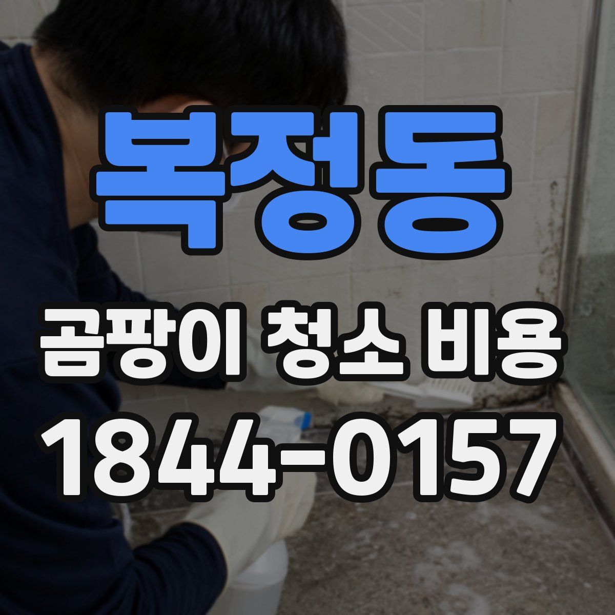 복정동 곰팡이 청소 비용