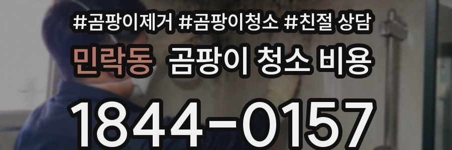 민락동 곰팡이 청소 비용