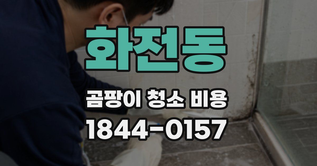 화전동 곰팡이 청소 비용