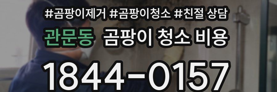 관문동 곰팡이 청소 비용