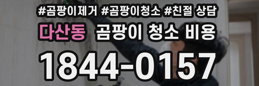 다산동 곰팡이 청소 비용