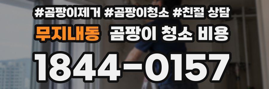 무지내동 곰팡이 청소 비용