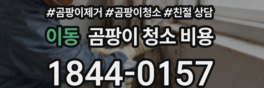 이동 곰팡이 청소 비용