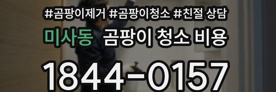 미사동 곰팡이 청소 비용