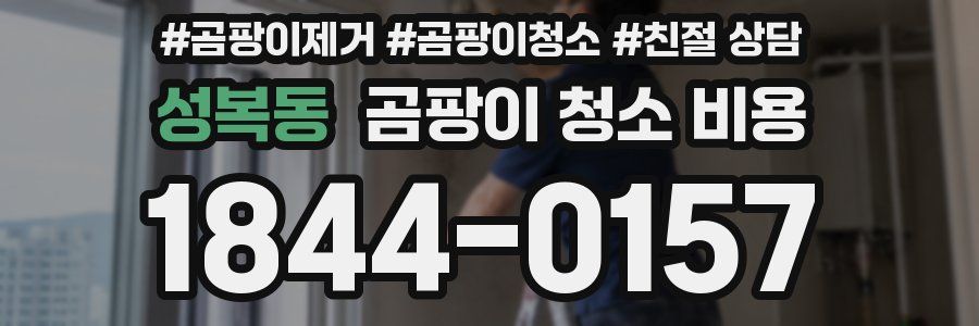 성복동 곰팡이 청소 비용