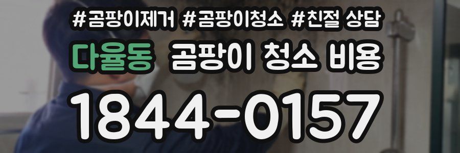다율동 곰팡이 청소 비용
