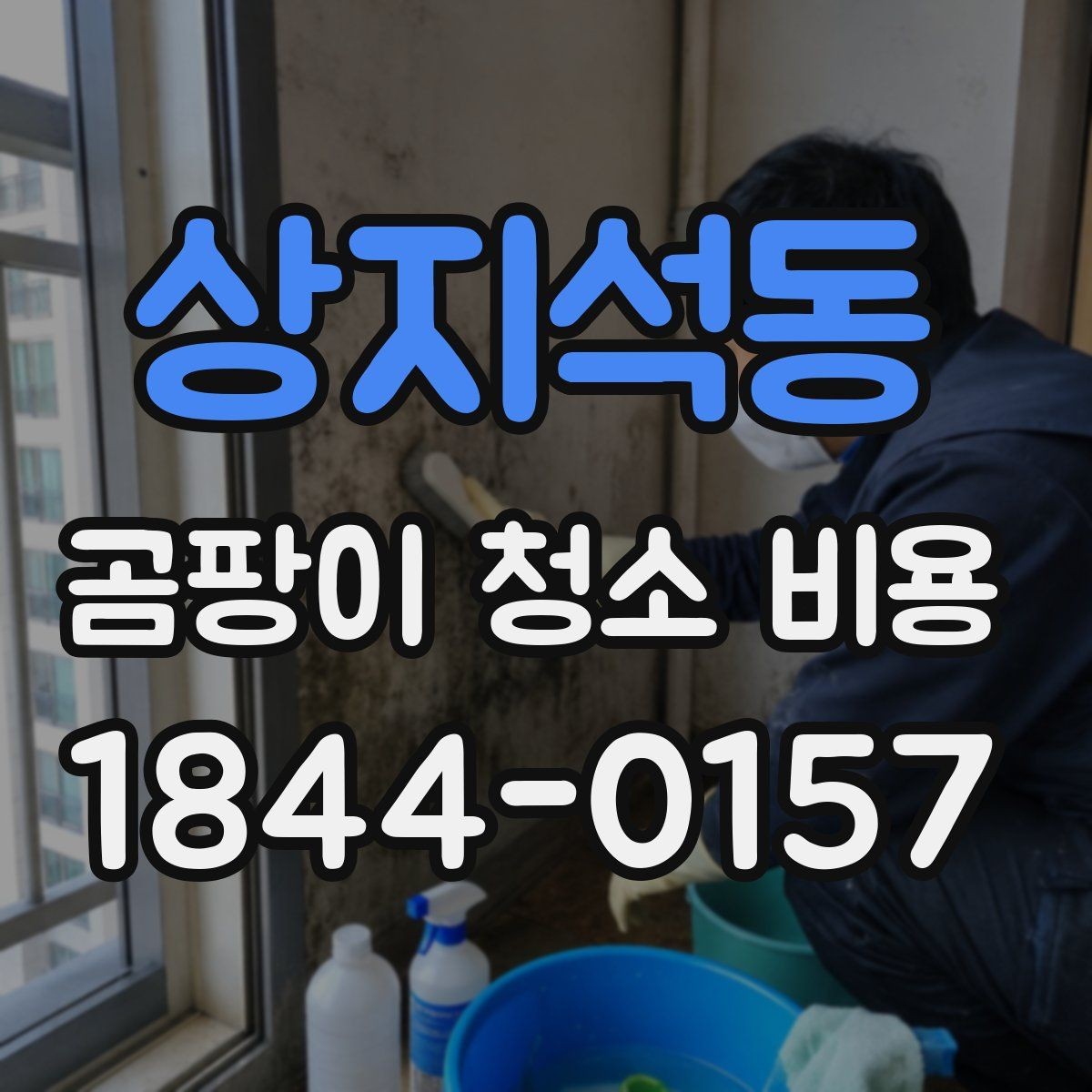 상지석동 곰팡이 청소 비용 산출 시 인력과 시간의 영향