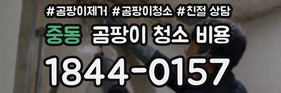 중동 곰팡이 청소 비용