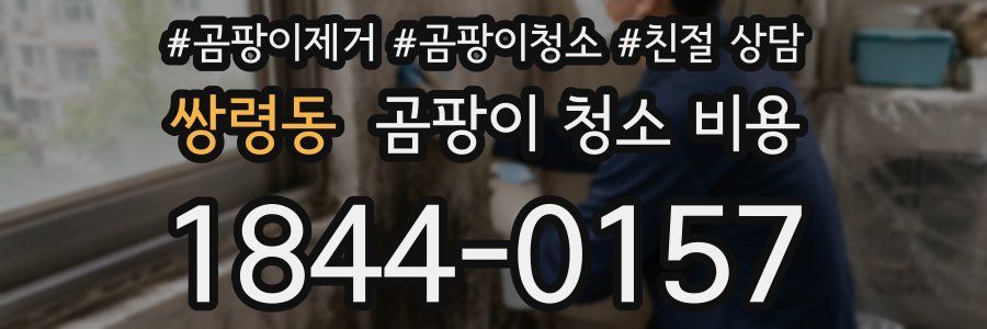 쌍령동 곰팡이 청소 비용
