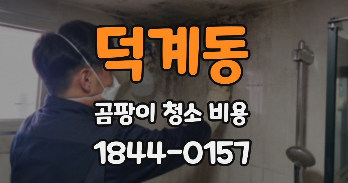 덕계동 곰팡이 청소 비용