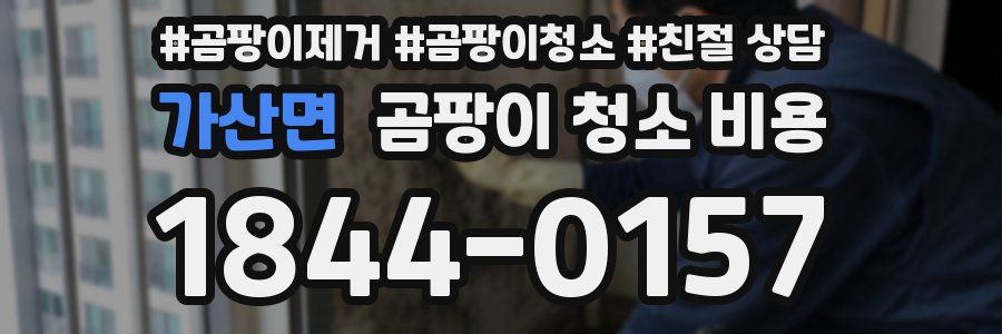 가산면 곰팡이 청소 비용