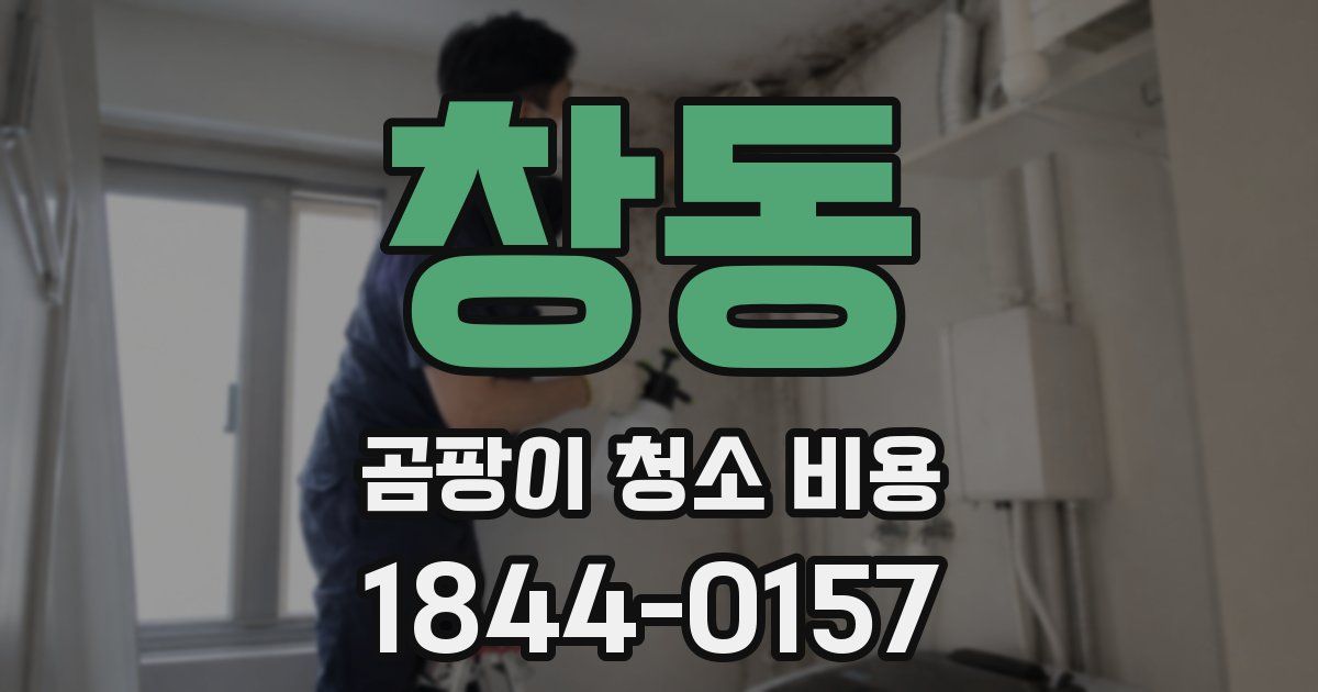 창동 곰팡이 청소 비용