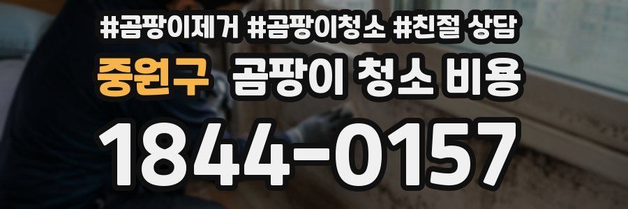 중원구 곰팡이 청소 비용