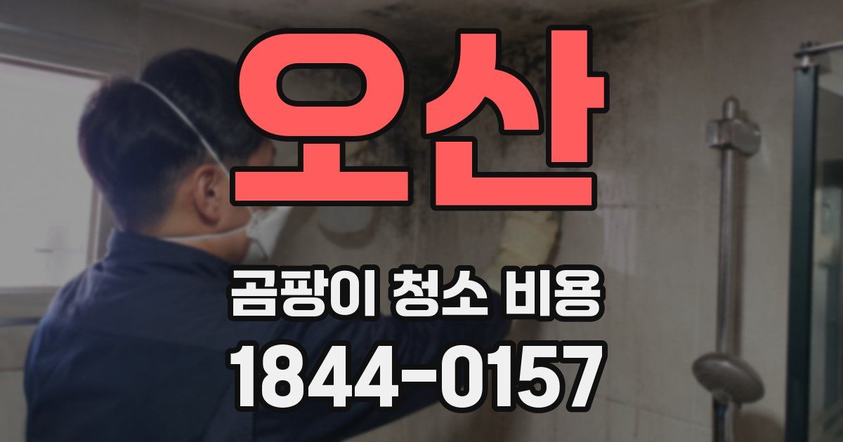 오산 곰팡이 청소 비용