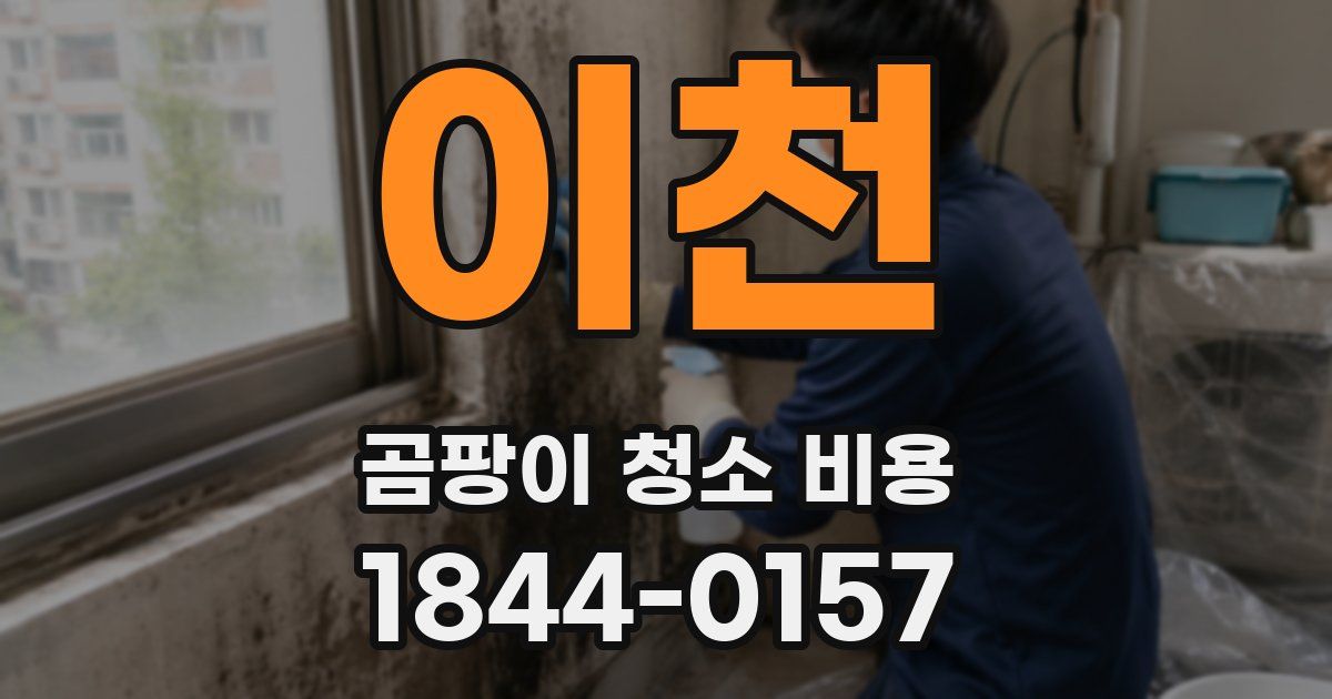 이천 곰팡이 청소 비용