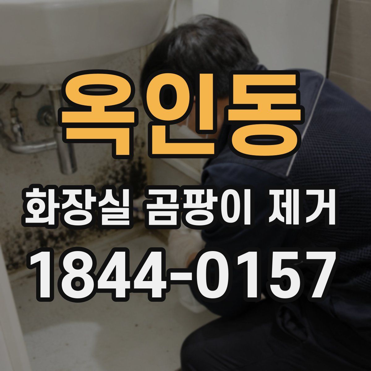 옥인동 화장실 곰팡이 제거