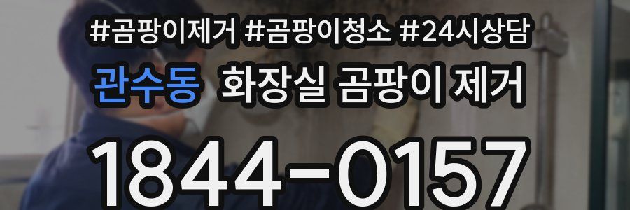 관수동 화장실 곰팡이 제거