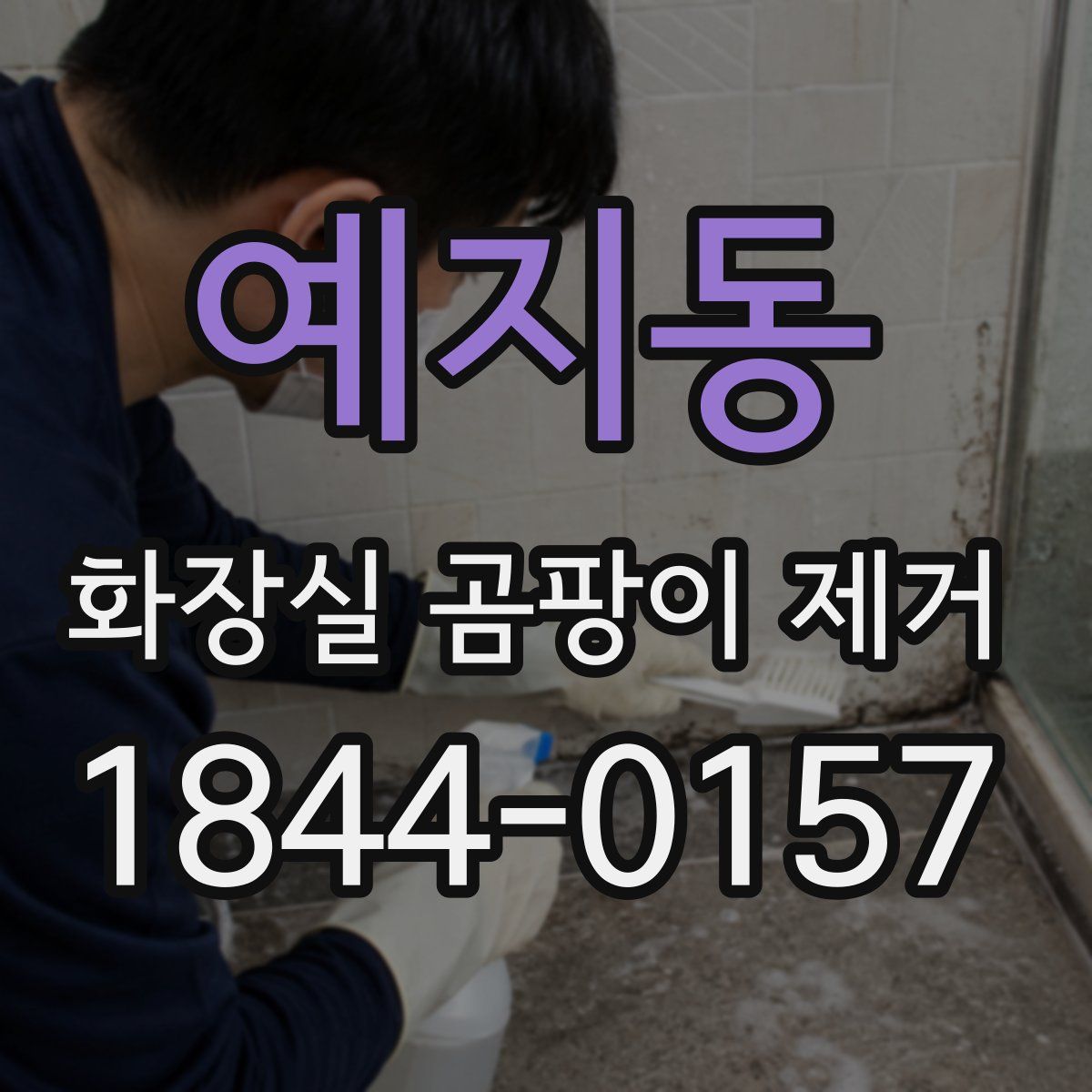 예지동 화장실 곰팡이 제거