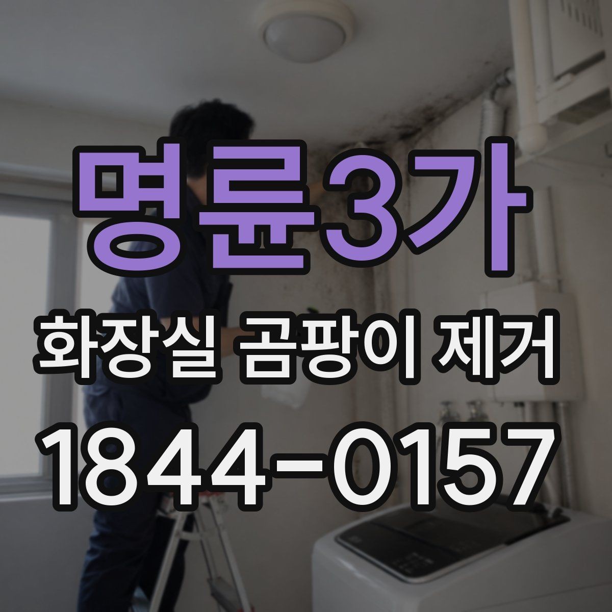 명륜3가 화장실 곰팡이 제거 실리콘 틈으로 번진 흔적 정리법