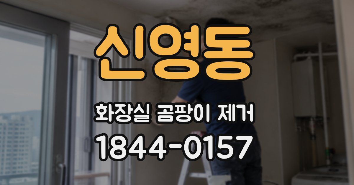 신영동 화장실 곰팡이 제거