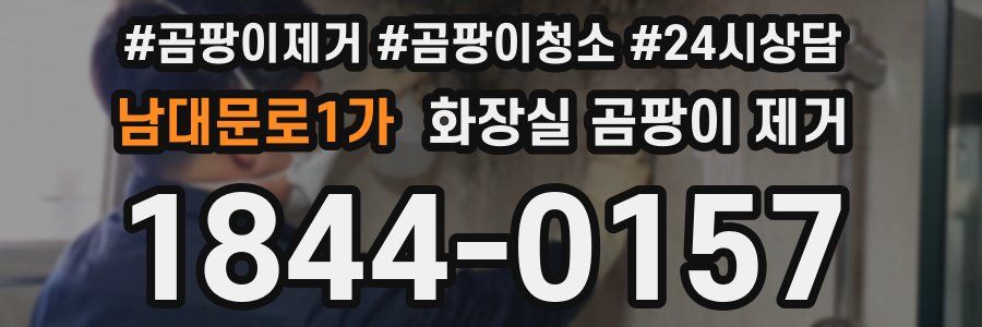 남대문로1가 화장실 곰팡이 제거