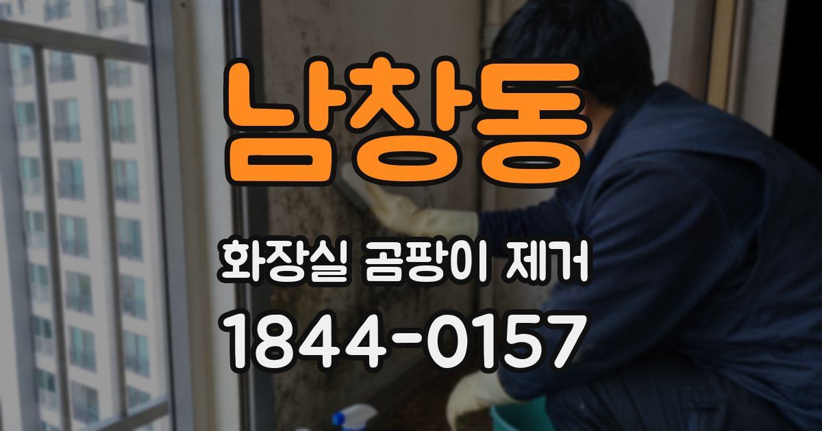 남창동 화장실 곰팡이 제거
