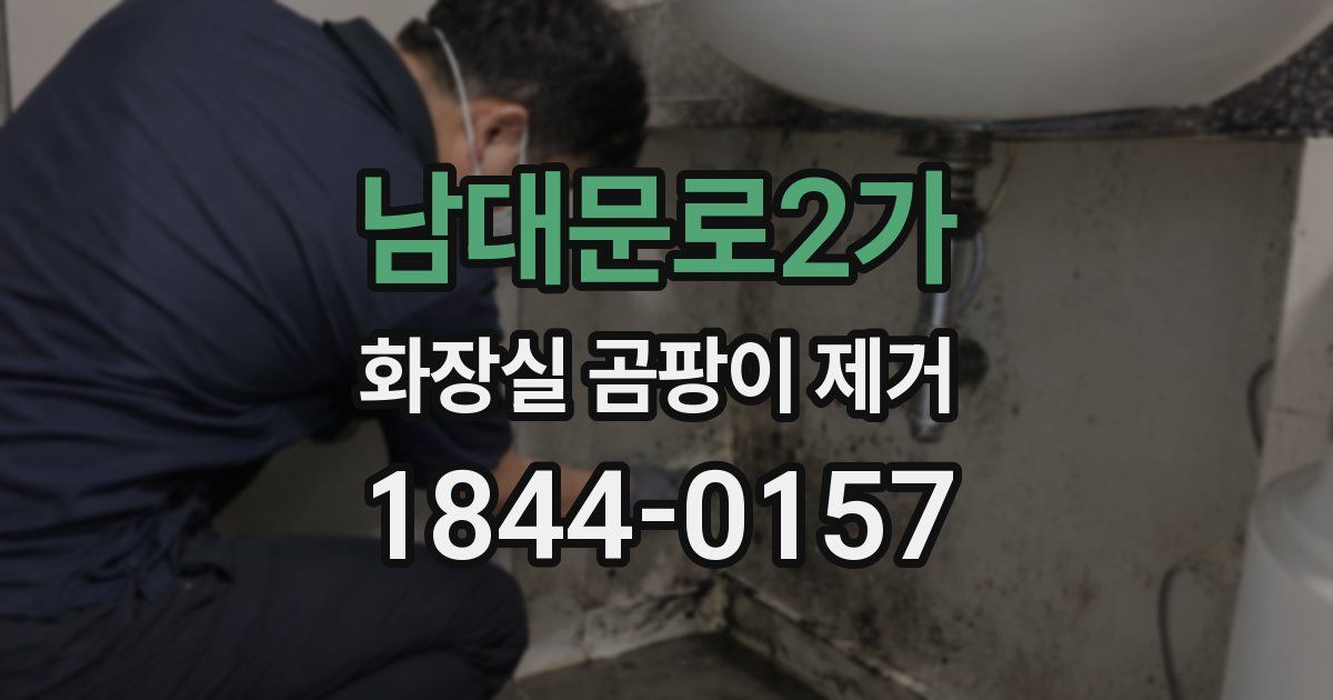 남대문로2가 화장실 곰팡이 제거