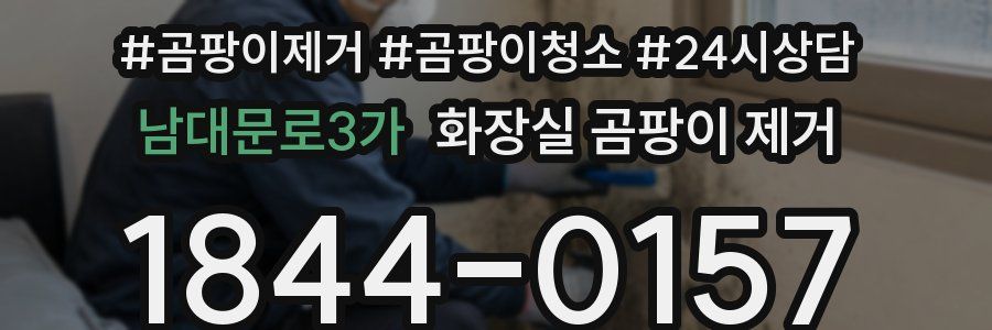 남대문로3가 화장실 곰팡이 제거