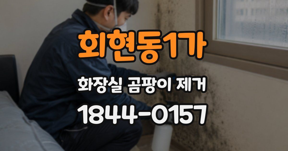 회현동1가 화장실 곰팡이 제거