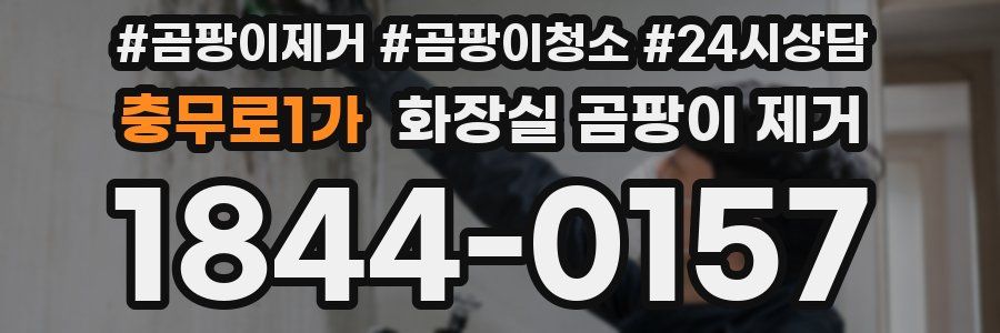 충무로1가 화장실 곰팡이 제거