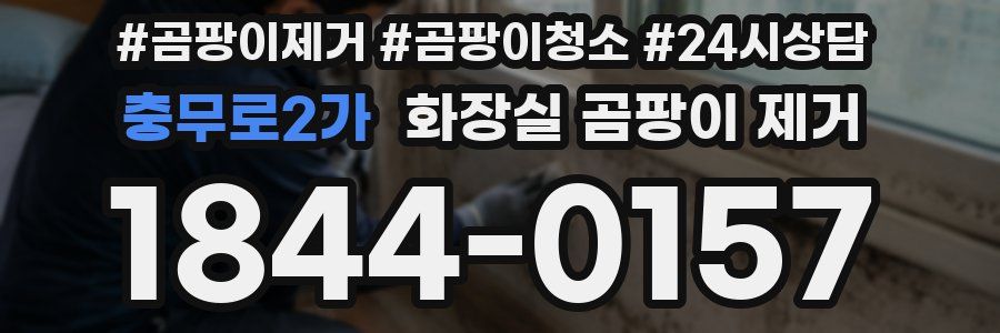 충무로2가 화장실 곰팡이 제거