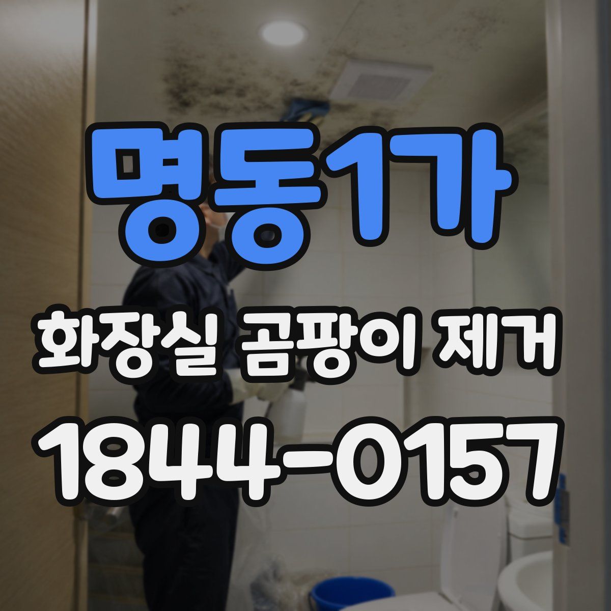 명동1가 화장실 곰팡이 제거
