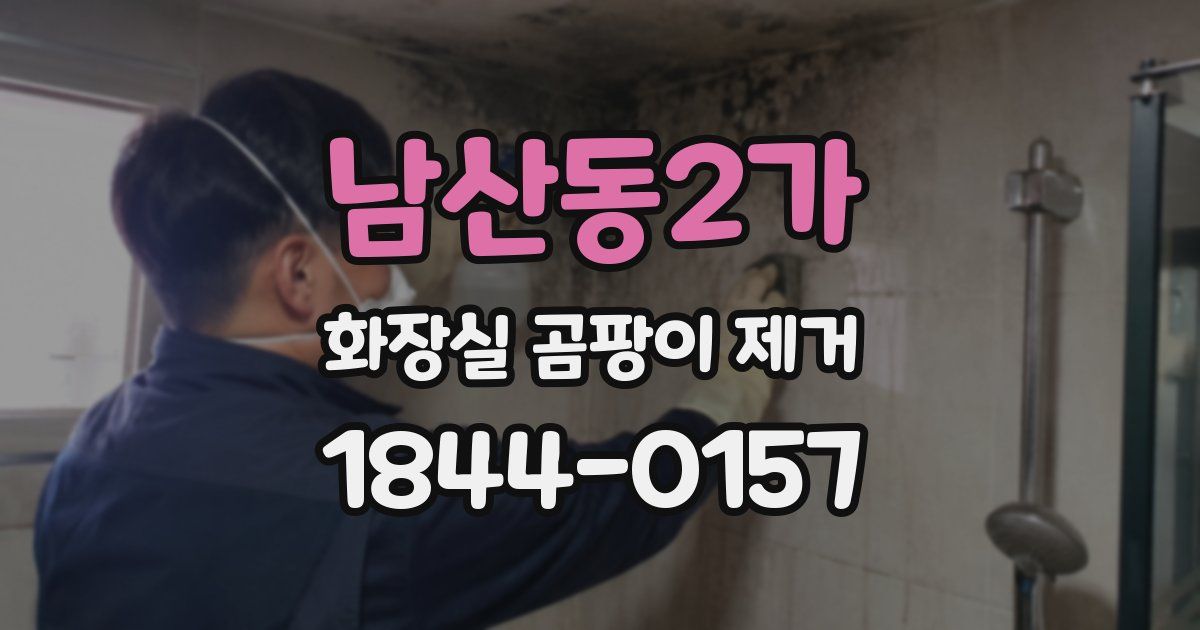남산동2가 화장실 곰팡이 제거