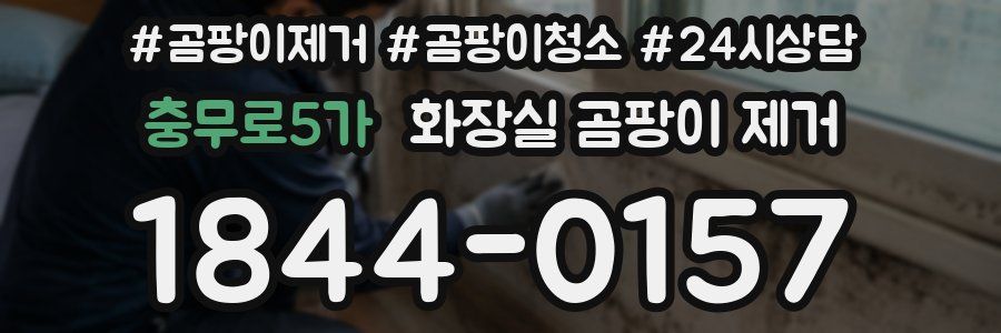 충무로5가 화장실 곰팡이 제거