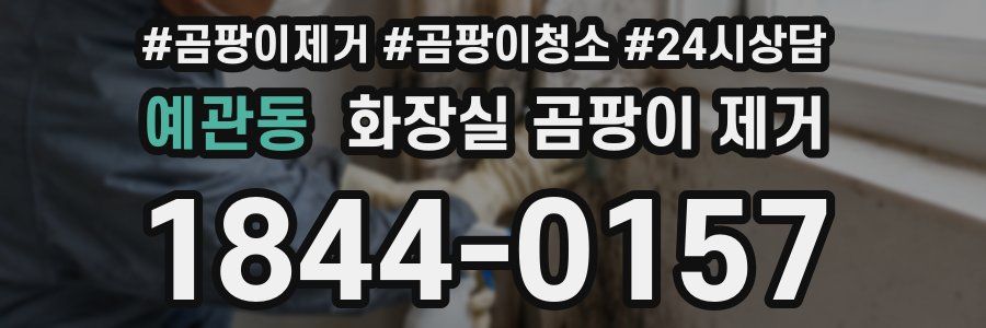 예관동 화장실 곰팡이 제거