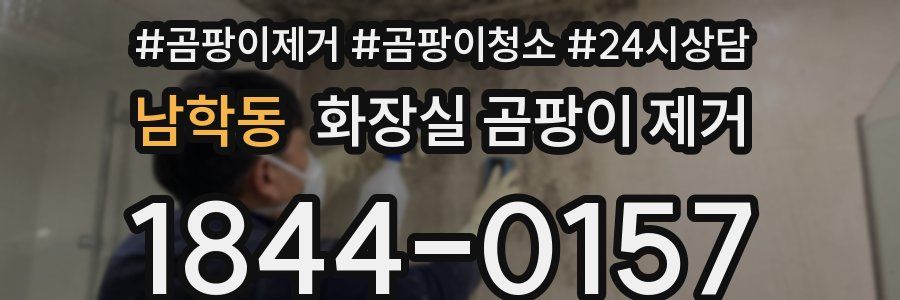 남학동 화장실 곰팡이 제거