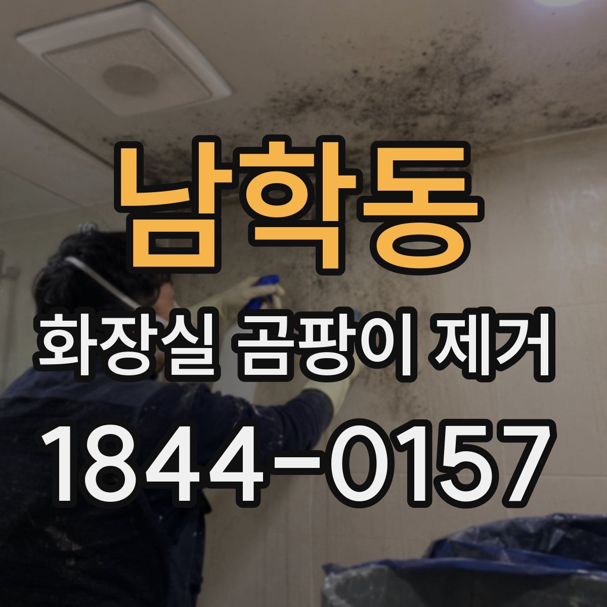 남학동 화장실 곰팡이 제거