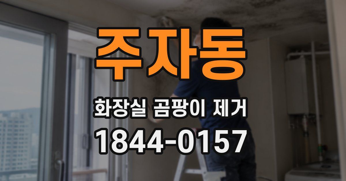 주자동 화장실 곰팡이 제거