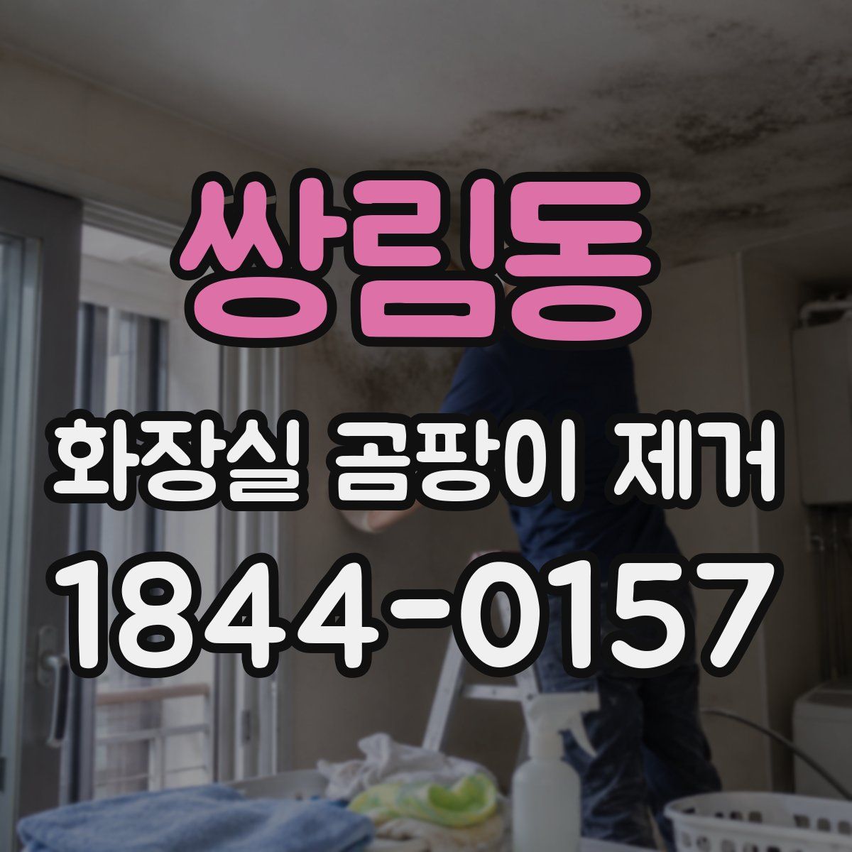 쌍림동 화장실 곰팡이 제거