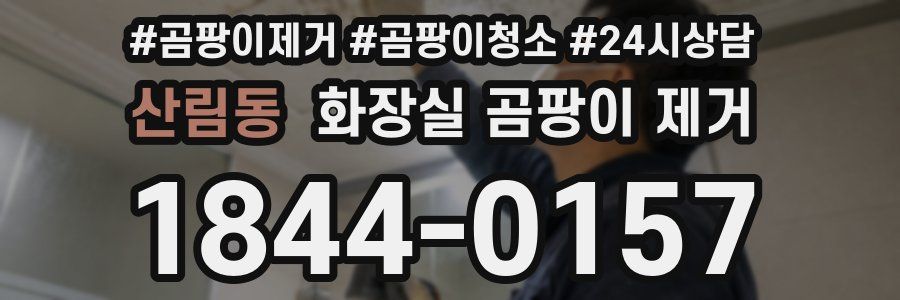 산림동 화장실 곰팡이 제거