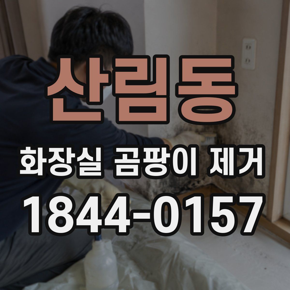 산림동 화장실 곰팡이 제거
