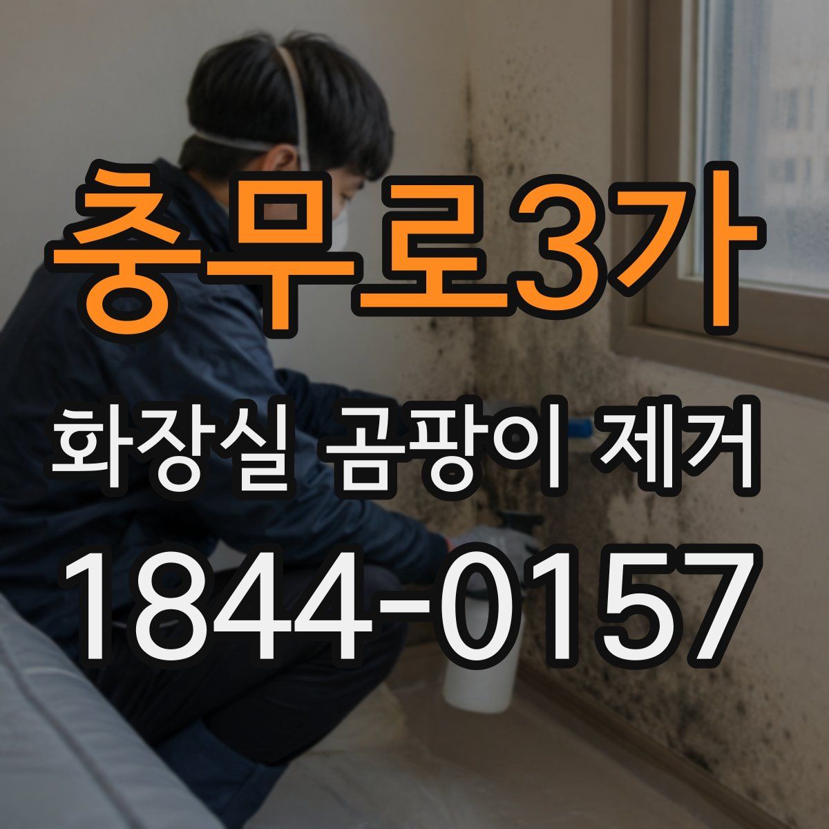 충무로3가 화장실 곰팡이 제거