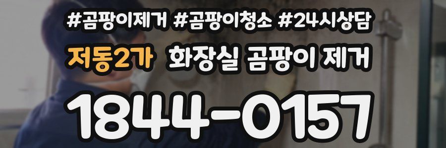 저동2가 화장실 곰팡이 제거